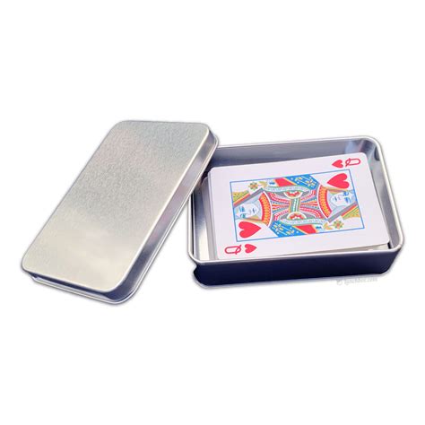 Playing Cards Metal Box 